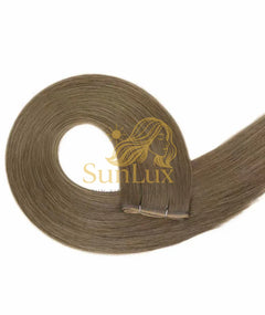 Dark Ash Brown Premium Hair Butterfly Weft