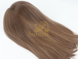 Light Brown Silk Base Hair Wig