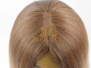 Light Brown Silk Base Hair Wig