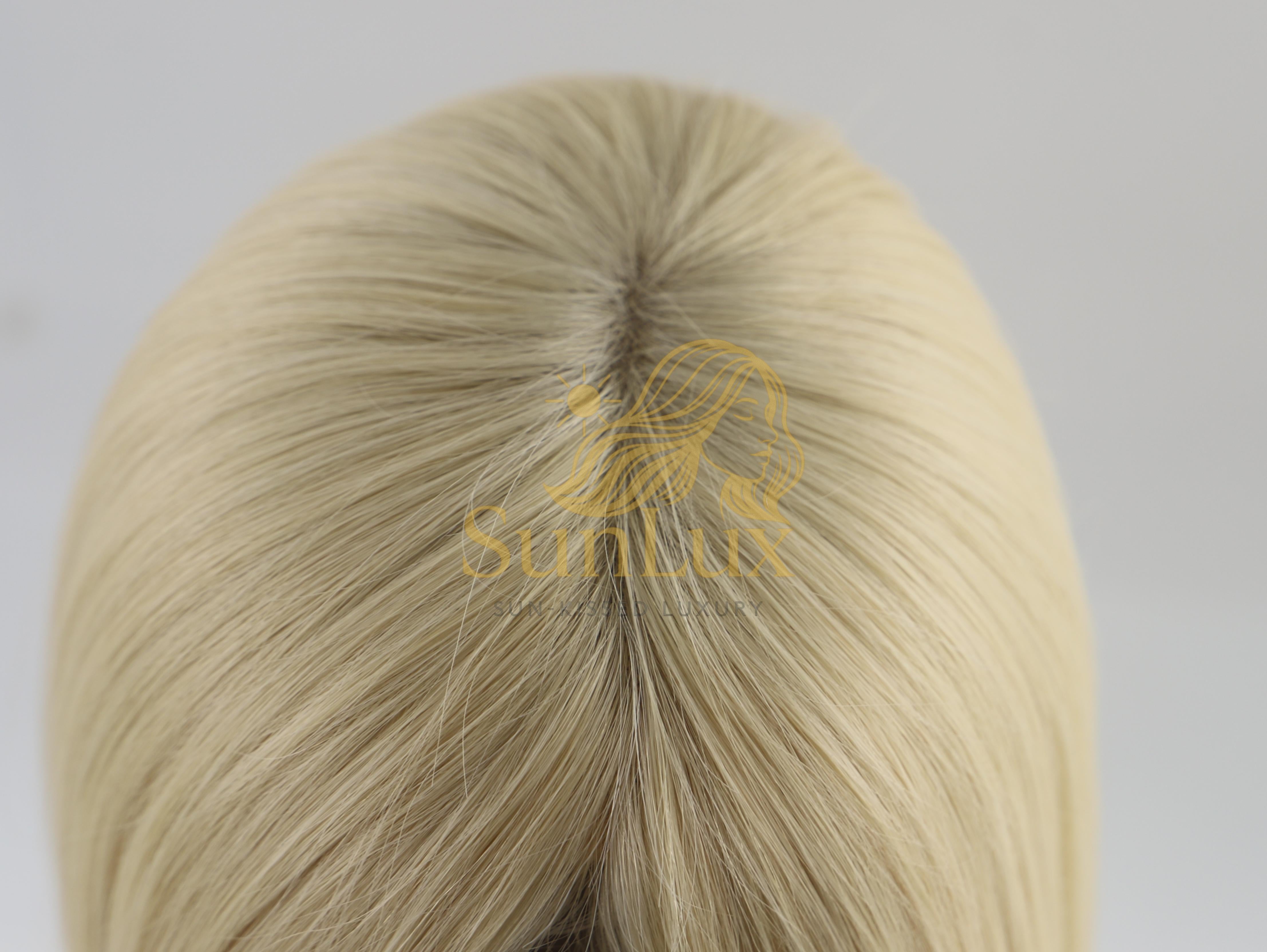 #613 5.5X6 Mono Base Hair Topper