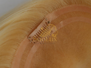 #613 5.5X6 Mono Base Hair Topper