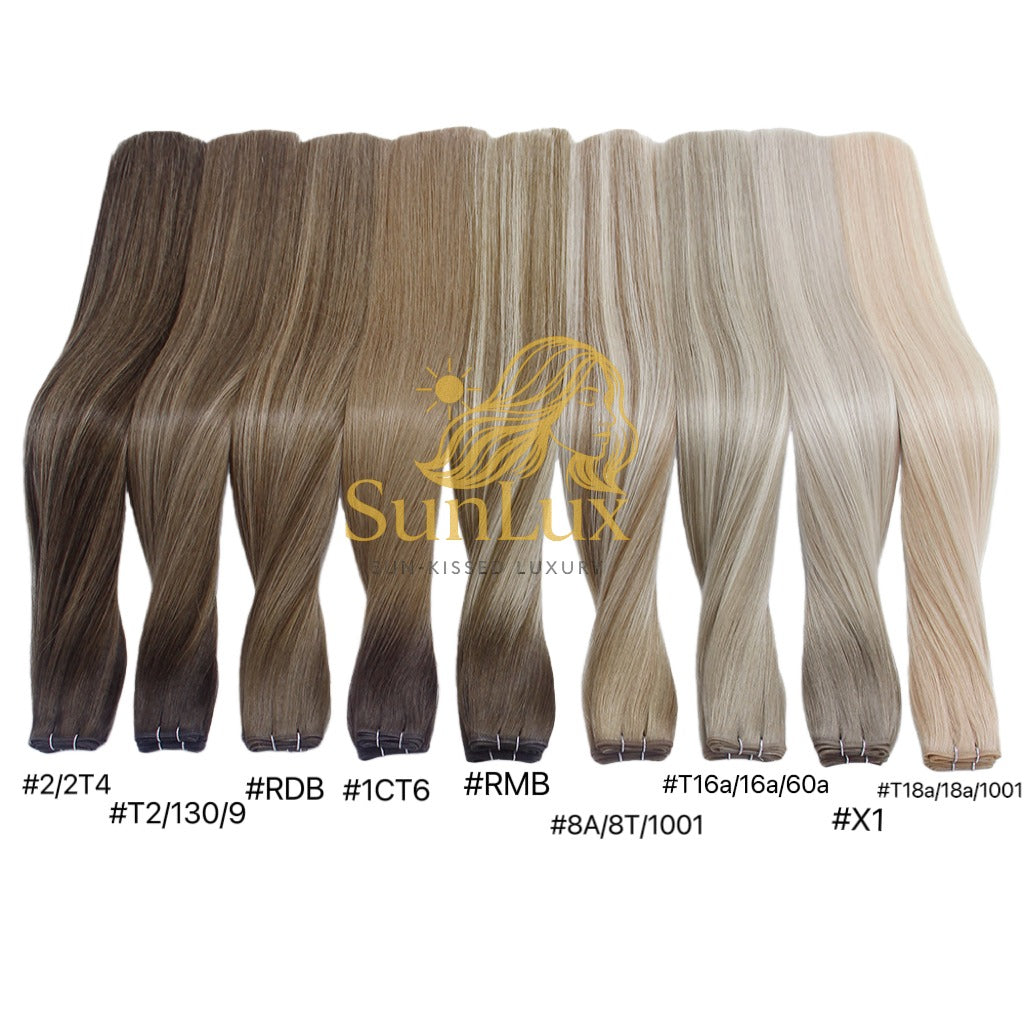 #8A/8T/1001 Top Virgin Hair Genius Weft