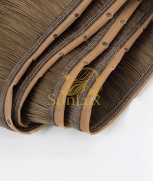 Dark Ash Brown Premium Hair Butterfly Weft