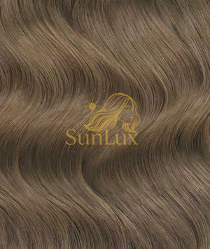 Dark Ash Brown Premium Hair Butterfly Weft