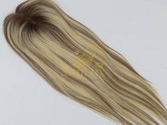 Highlight Blonde 3X5 mono Base Hair Topper