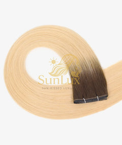 Rooted Beach Ash Blonde Premium Hair Butterfly Weft