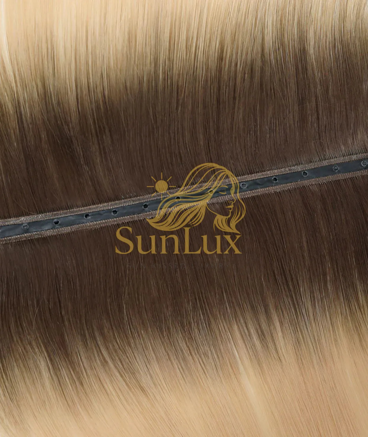 Rooted Beach Ash Blonde Premium Hair Butterfly Weft