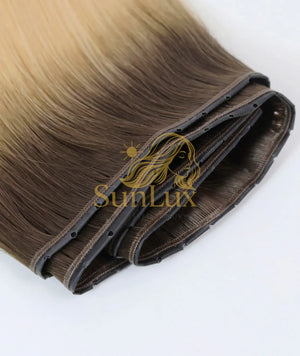 Rooted Beach Ash Blonde Premium Hair Butterfly Weft