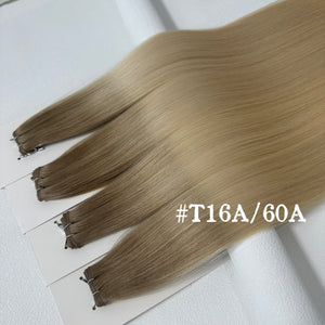 #T16A/16A/60A Top Virgin Hair Genius Weft